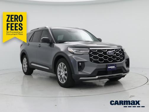 Gray 2026 Ford Explorer Platinum