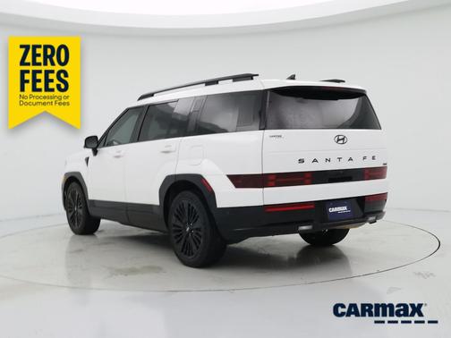 White 2024 Hyundai SANTA FE HEV Calligraphy