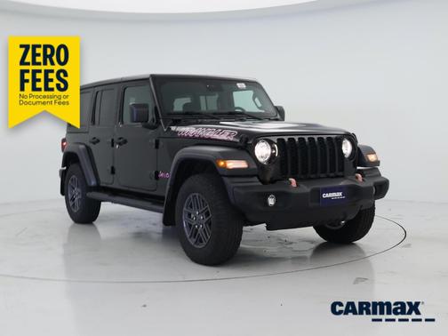 Black 2024 Jeep Wrangler Sport S