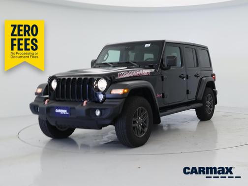 Black 2024 Jeep Wrangler Sport S