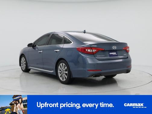 Blue 2017 Hyundai SONATA Limited