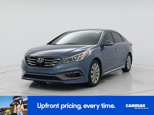 Blue 2017 Hyundai SONATA Limited