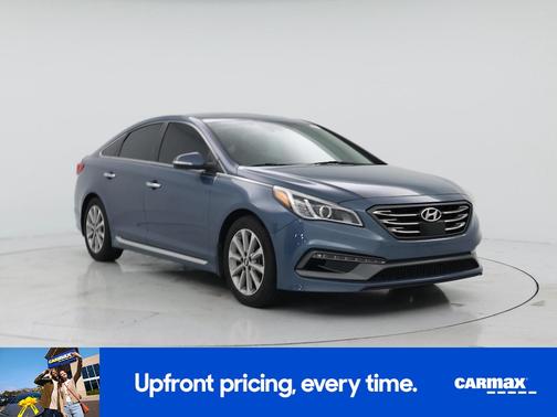 Blue 2017 Hyundai SONATA Limited