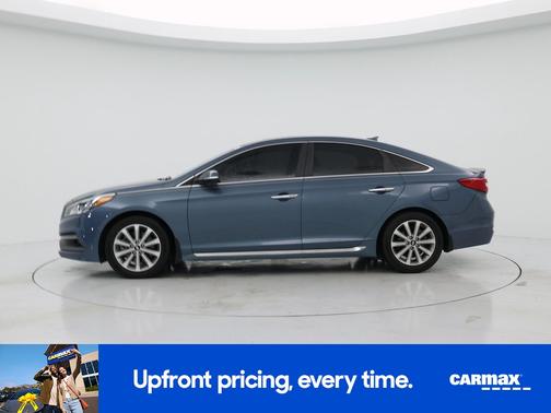 Blue 2017 Hyundai SONATA Limited