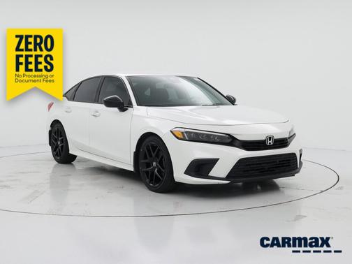 White 2022 Honda Civic Sport