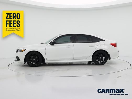 White 2022 Honda Civic Sport