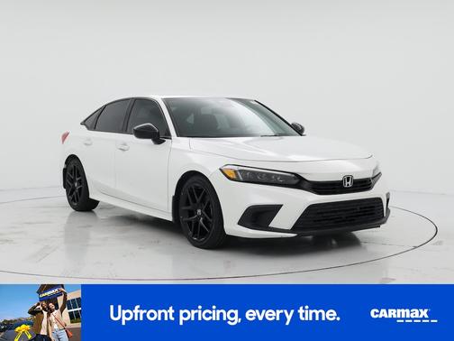 White 2022 Honda Civic Sport