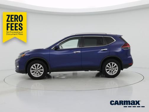 Blue 2019 Nissan Rogue SV