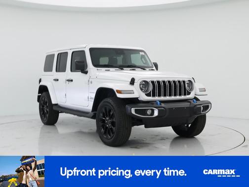 White 2024 Jeep Wrangler 4xe Sahara