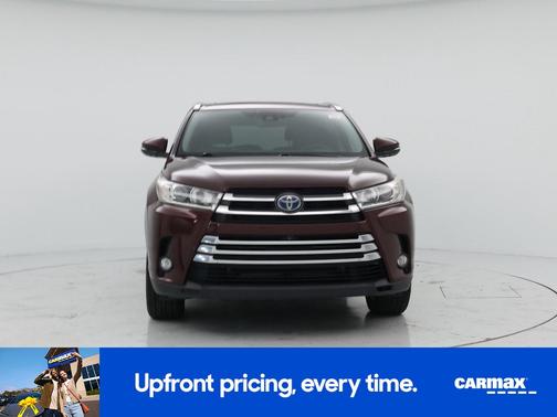 Burgundy 2018 Toyota Highlander Hybrid Limited Platinum