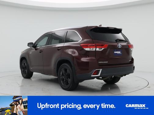 Burgundy 2018 Toyota Highlander Hybrid Limited Platinum