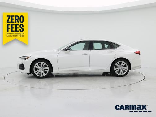 White 2023 Acura TLX Technology