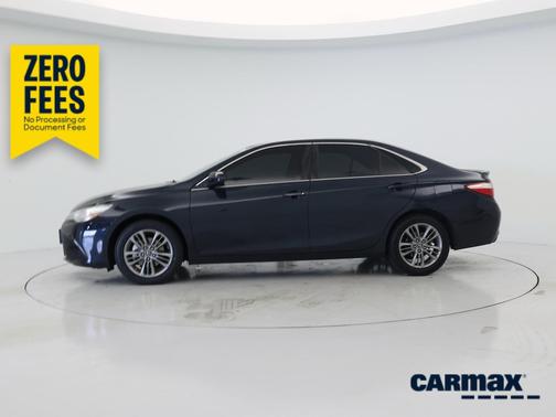 Blue 2017 Toyota Camry SE