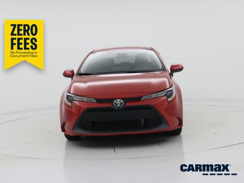 Red 2021 Toyota Corolla LE