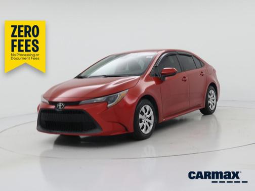 Red 2021 Toyota Corolla LE