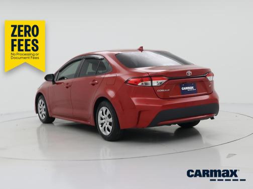 Red 2021 Toyota Corolla LE