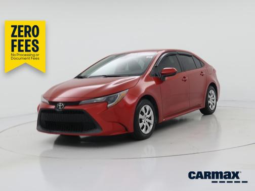 Red 2021 Toyota Corolla LE