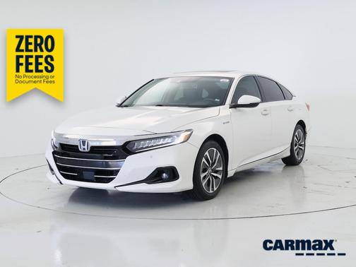 White 2021 Honda Accord Hybrid EX-L