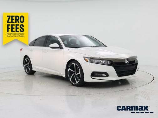 White 2019 Honda Accord Sport