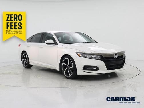 White 2019 Honda Accord Sport
