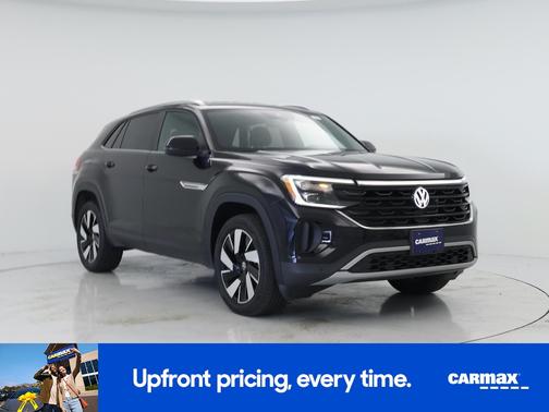 Black 2025 Volkswagen Atlas Cross Sport SE w/Tech