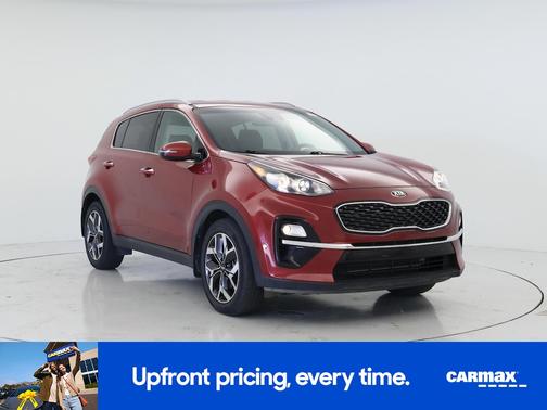 Red 2021 Kia Sportage EX