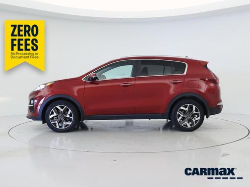 Red 2021 Kia Sportage EX