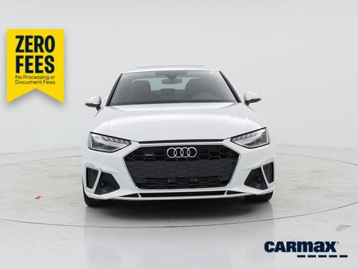 White 2023 Audi A4 S-Line Premium