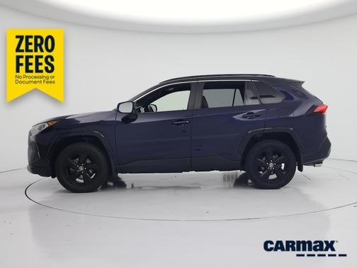Blue 2020 Toyota RAV4 Hybrid XSE