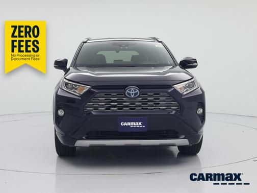 Blue 2020 Toyota RAV4 Hybrid XSE