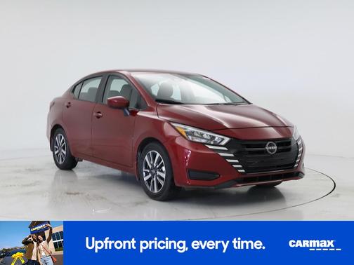 Burgundy 2025 Nissan Versa SV