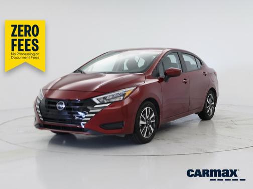 Burgundy 2025 Nissan Versa SV