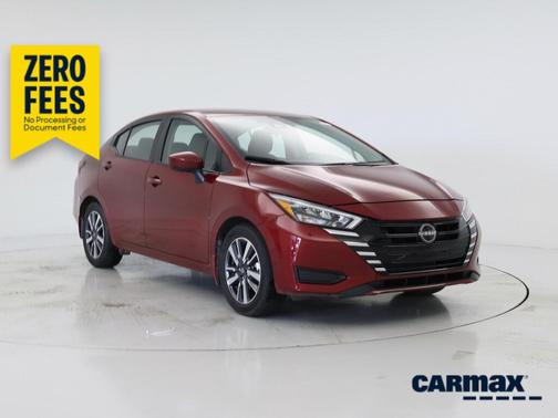 Burgundy 2025 Nissan Versa SV