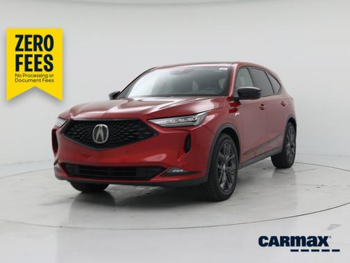 Red 2022 Acura MDX SH-AWD A-Spec