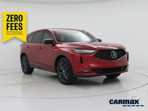Red 2022 Acura MDX SH-AWD A-Spec