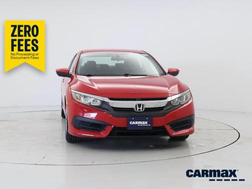 Red 2018 Honda Civic LX