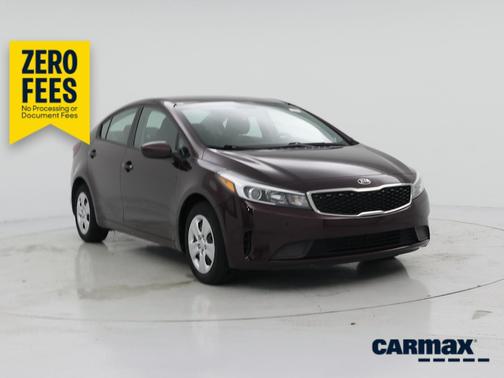 Burgundy 2018 Kia Forte LX