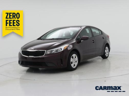 Burgundy 2018 Kia Forte LX