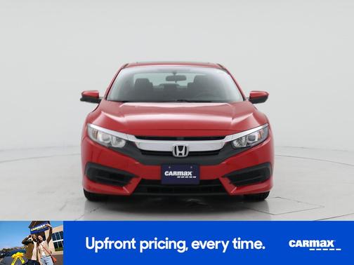 Red 2017 Honda Civic EX
