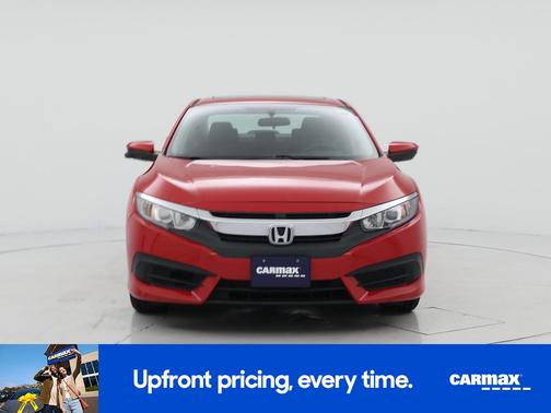 Red 2017 Honda Civic EX