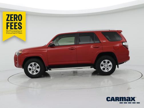 Red 2016 Toyota 4Runner SR5 Premium