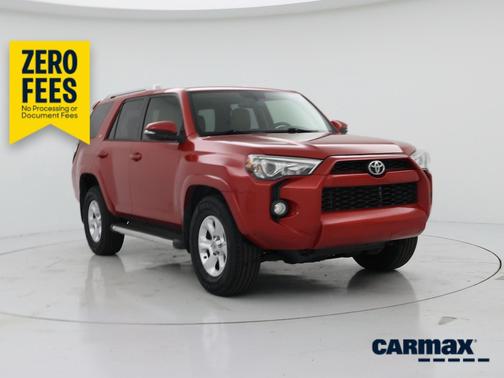 Red 2016 Toyota 4Runner SR5 Premium