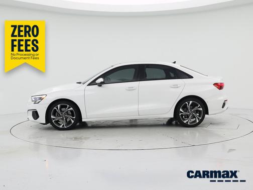 White 2023 Audi A3 Premium