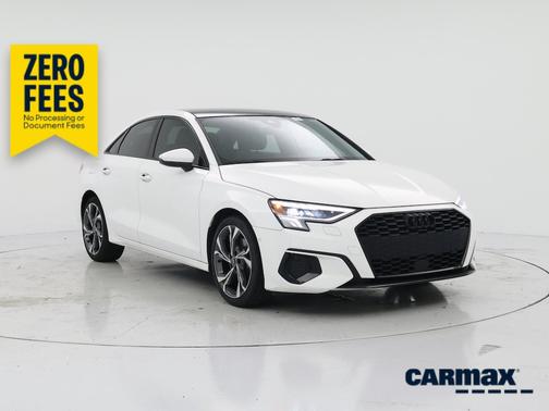 White 2023 Audi A3 Premium