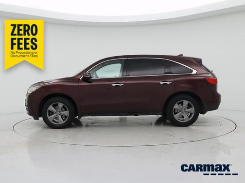 Burgundy 2014 Acura MDX