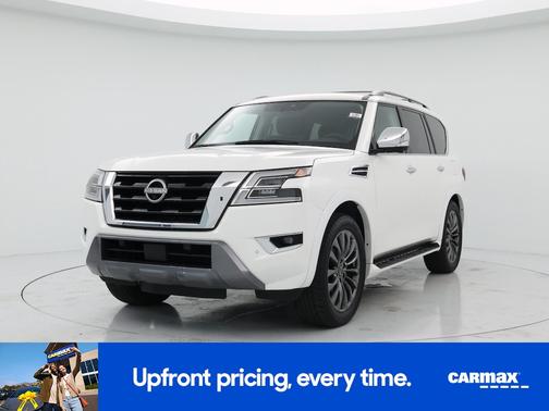 White 2023 Nissan Armada Platinum