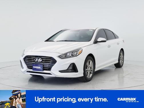 White 2018 Hyundai SONATA SEL