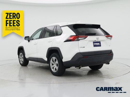 White 2022 Toyota RAV4 LE