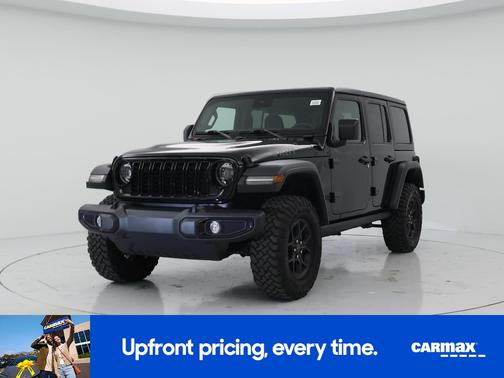 Black 2024 Jeep Wrangler Willy's