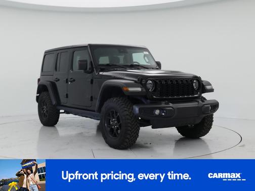 Black 2024 Jeep Wrangler Willy's